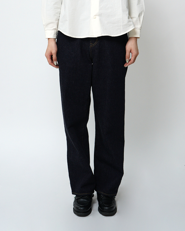 YAECA (WOMEN) / WIDE STRAIGHT DENIM(11-14W)