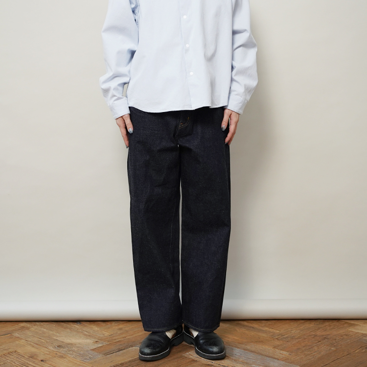 YAECA (WOMEN) / WIDE STRAIGHT DENIM(11-14W)