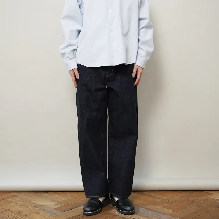 YAECA (WOMEN) / WIDE STRAIGHT DENIM(11-14W)