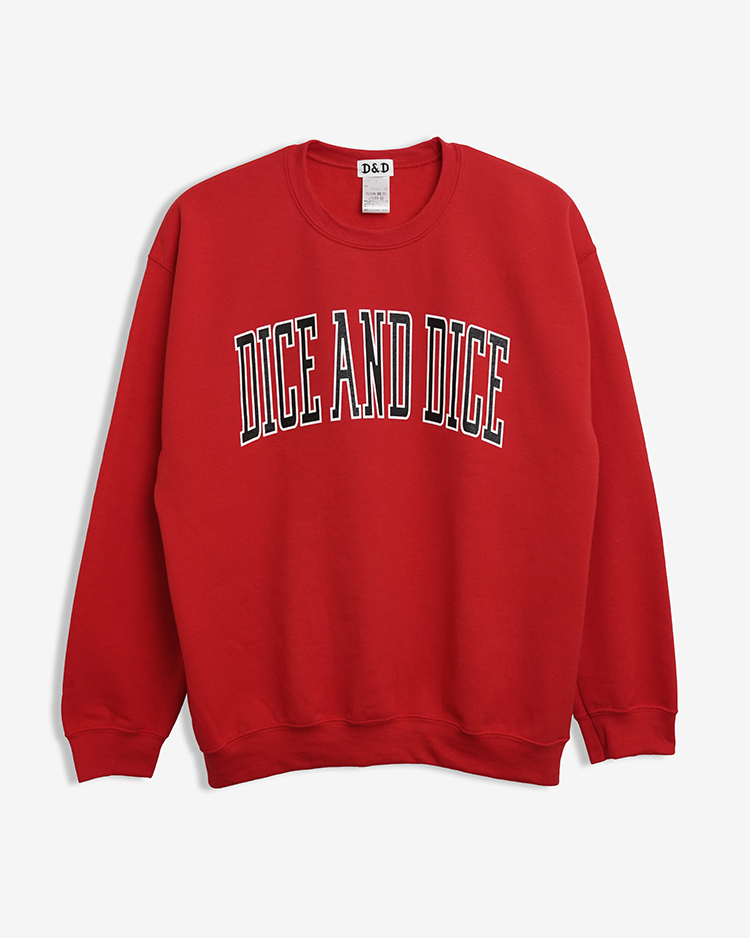 D&D ( Souvenir items ) / VARSITY CREW / RED