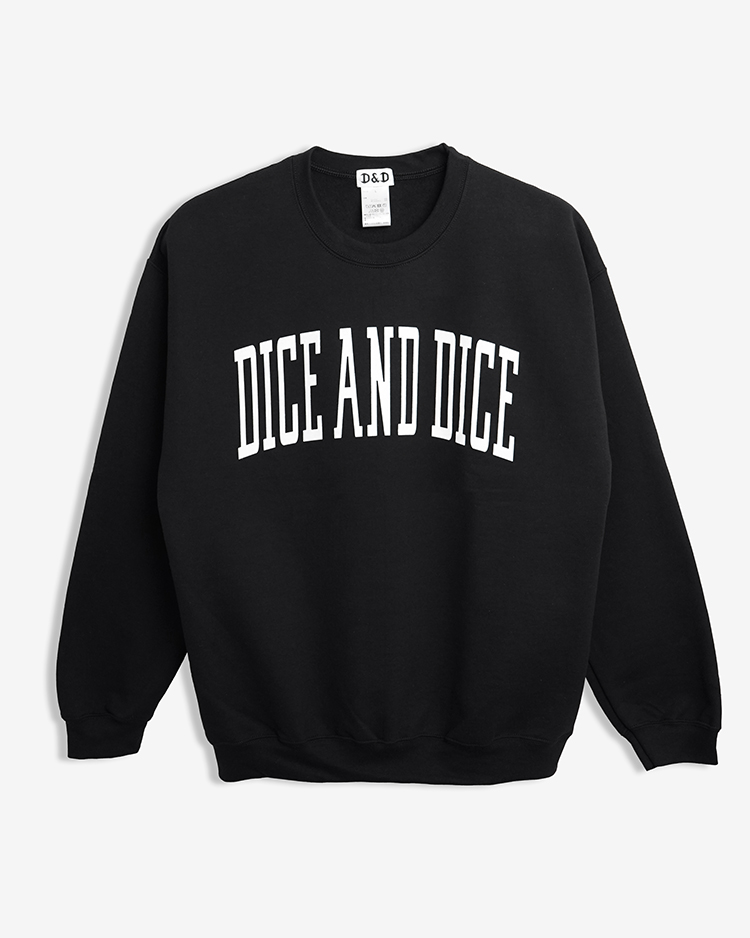 D&D ( Souvenir items ) / VARSITY CREW / BLACK