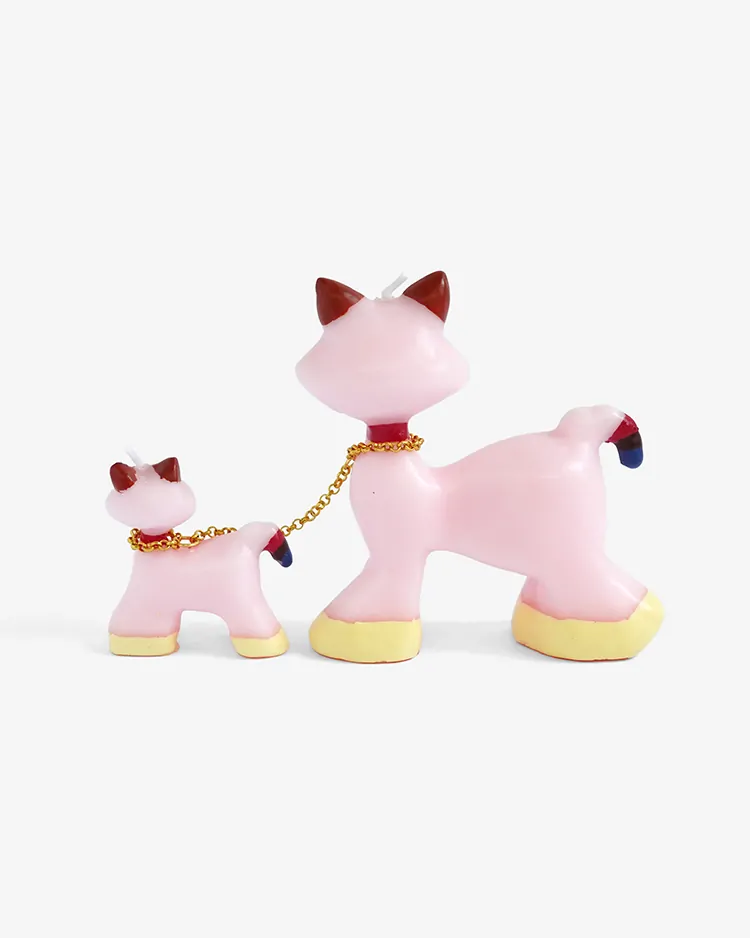 OLGA GOOSE CANDLE / PINK CATS ピンクの猫