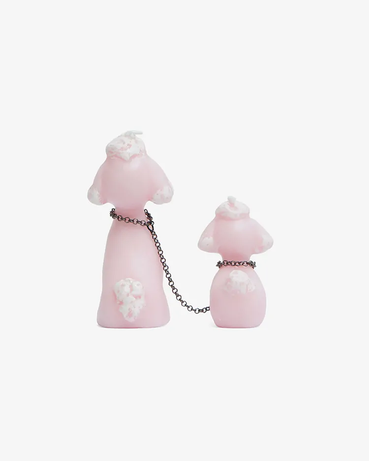 OLGA GOOSE CANDLE / PINK POODLE ピンクのプードル