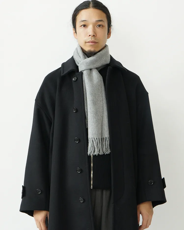 THE INOUE BROTHERS... / Brushed Scarf / LT.GREY