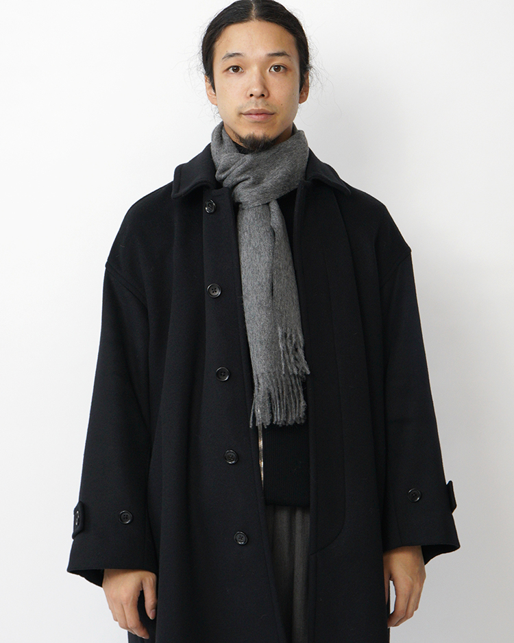 THE INOUE BROTHERS... / Brushed Scarf / GREY