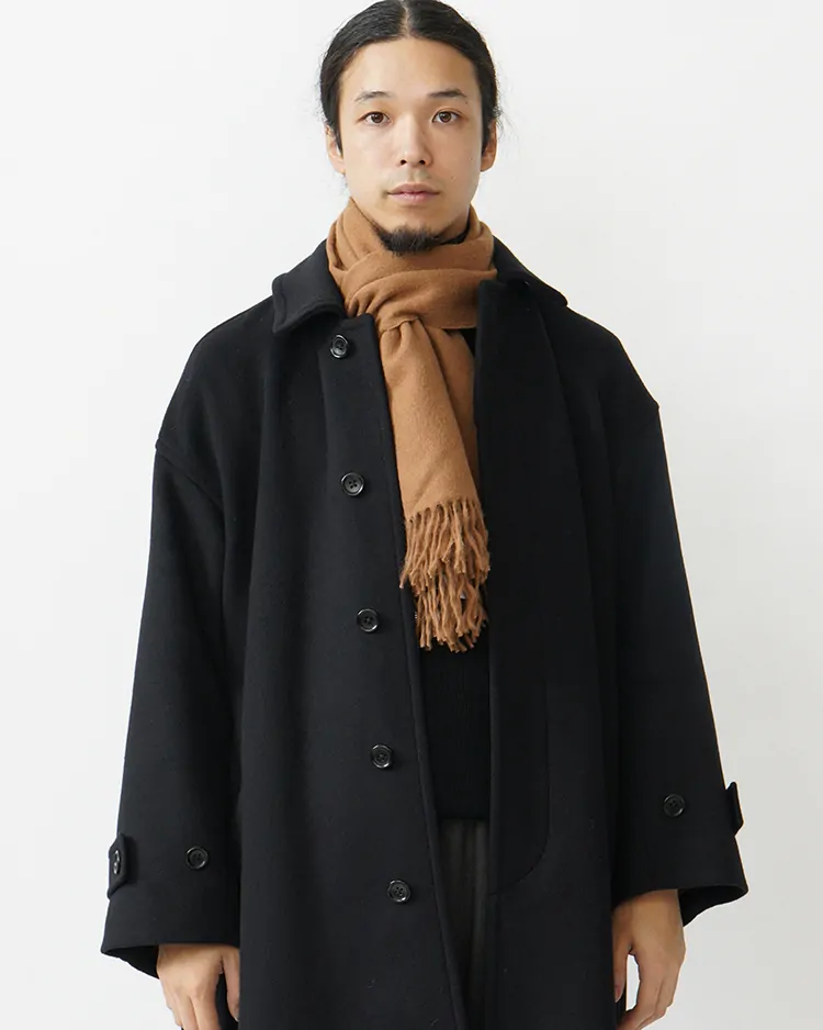 THE INOUE BROTHERS... / Brushed Scarf / CAMEL