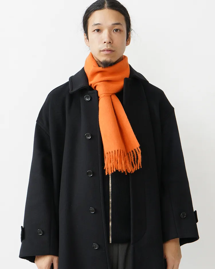 THE INOUE BROTHERS... / Brushed Scarf / ORANGE