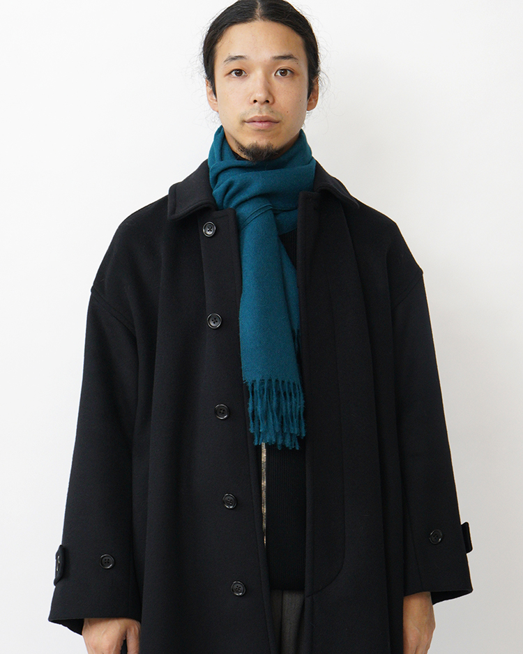THE INOUE BROTHERS... / Brushed Scarf / TEAL