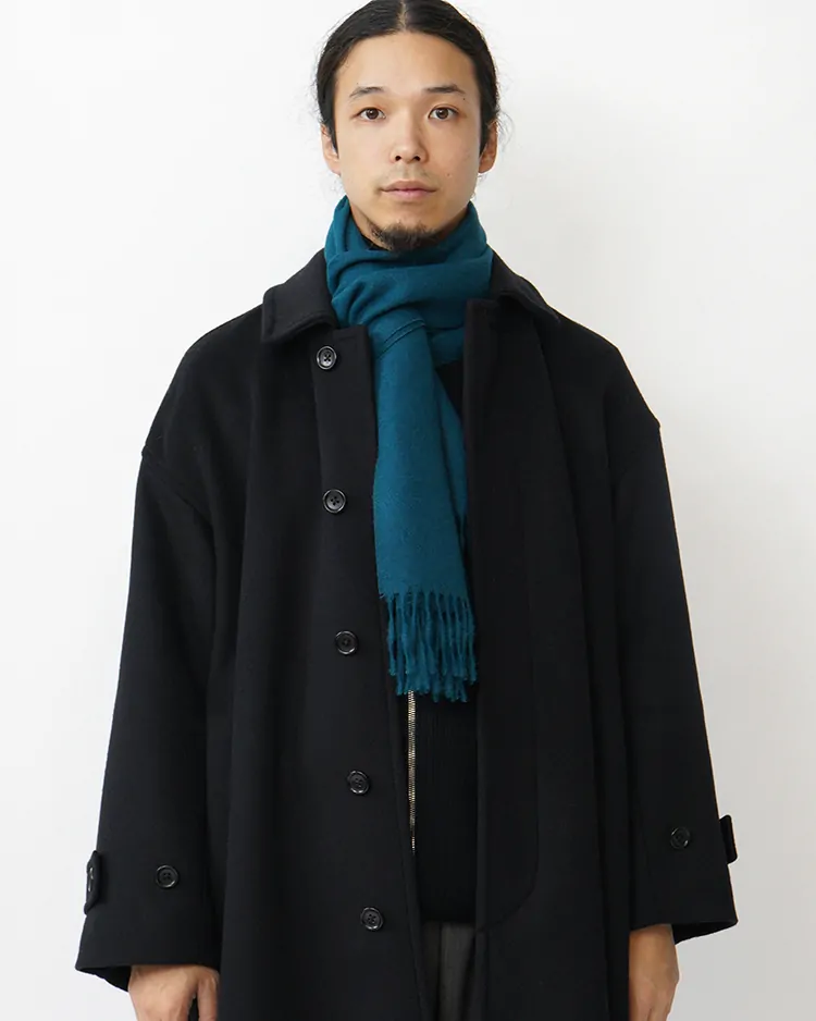 THE INOUE BROTHERS... / Brushed Scarf / TEAL