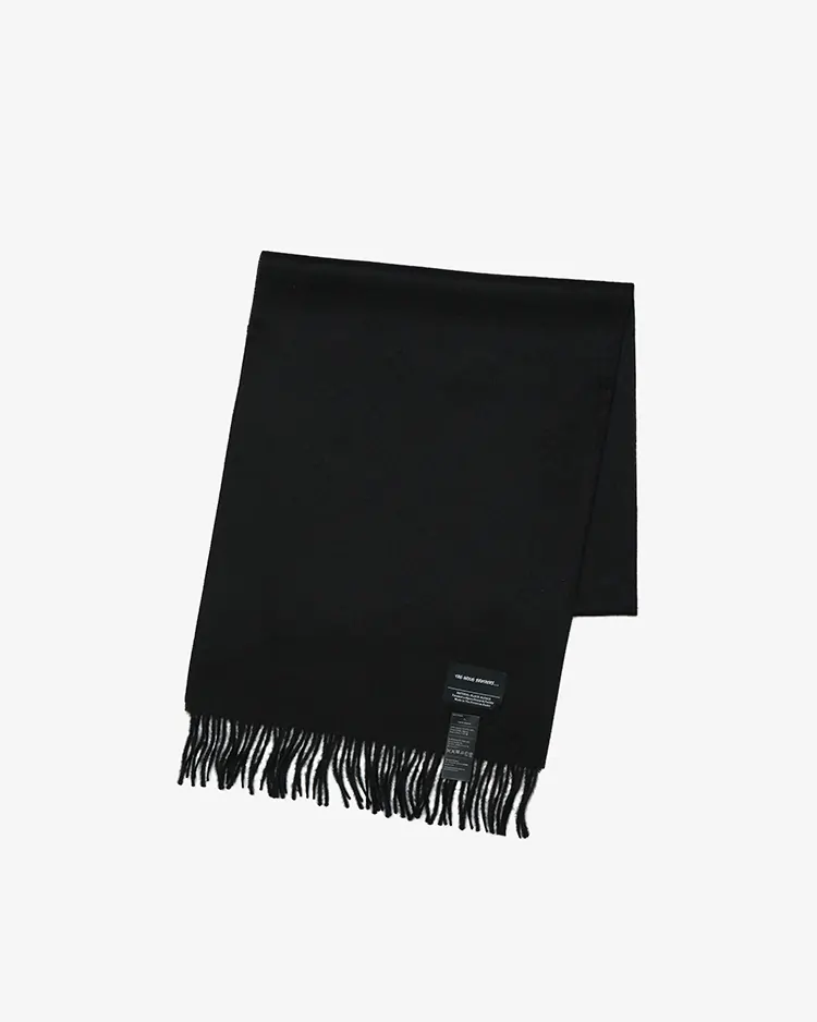THE INOUE BROTHERS... / Brushed Scarf / PURE BLACK