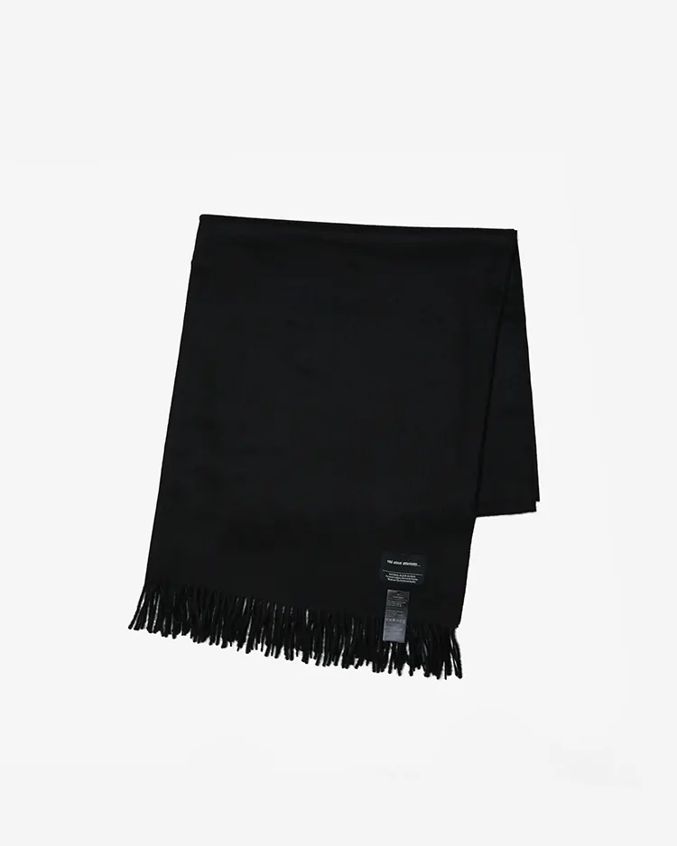 THE INOUE BROTHERS... / Large Brushed Stole / PURE BLACK