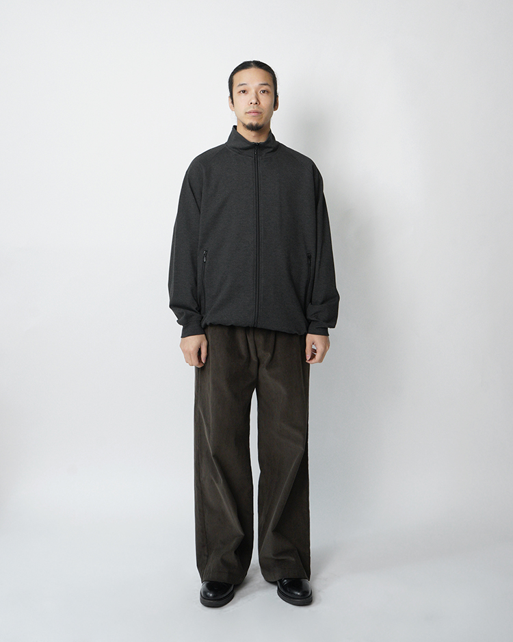 SIDOGRAS Melange Ponte Track Blouson / GREY | Graphpaper (MEN