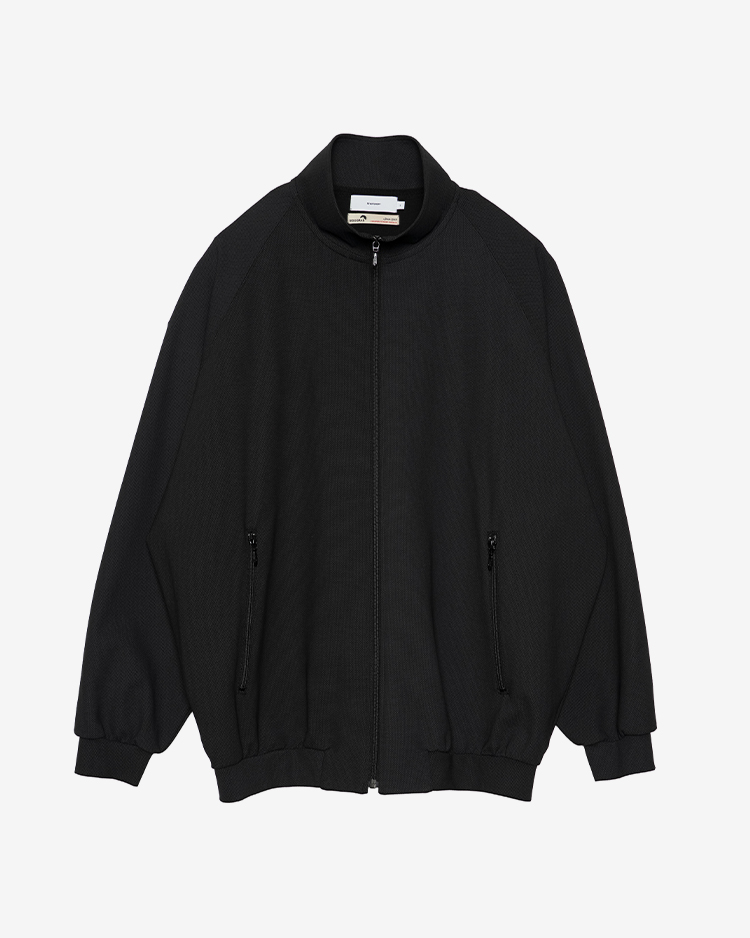 Graphpaper (MEN) / SIDOGRAS Melange Ponte Track Blouson / BLACK
