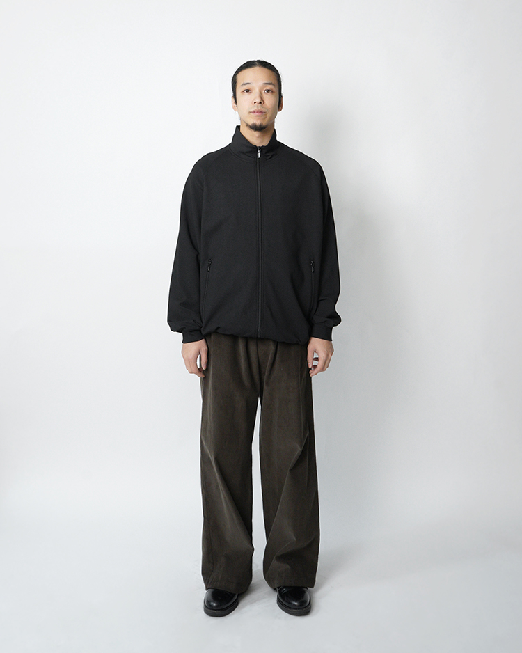 SIDOGRAS Melange Ponte Track Blouson / BLACK | Graphpaper (MEN