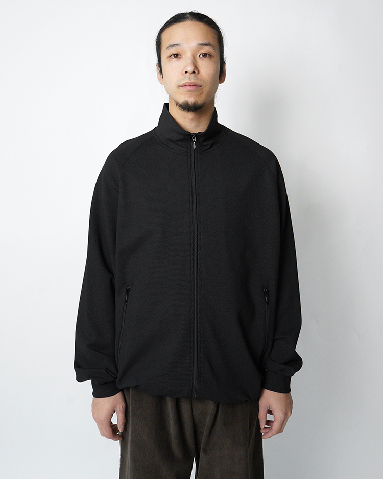 Graphpaper (MEN) / SIDOGRAS Melange Ponte Track Blouson / BLACK
