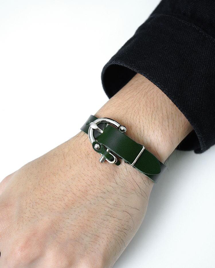 ED ROBERT JUDSON / MARKA - karabiner bangle / GREEN