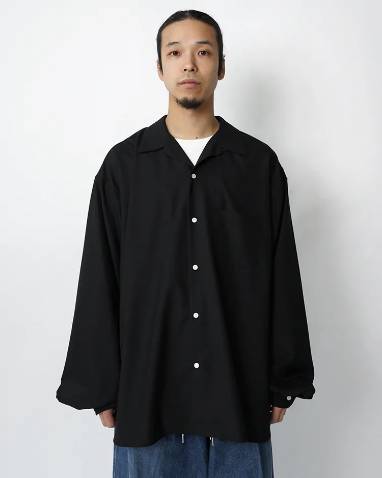 Sillage / RE-ENGINEERED OVERSHIRT / BLACK
