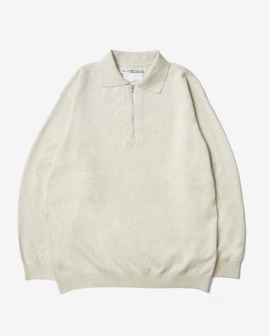 YAECA (MEN) / PFU Zip-Up / NATURAL