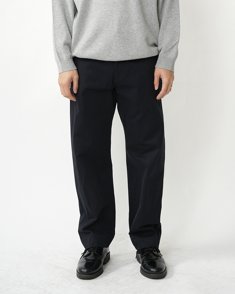 YAECA (MEN) / STANDARD - CHINO / NAVY