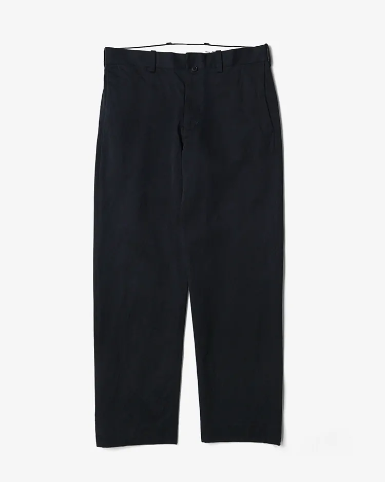 YAECA (MEN) / WIDE STRAIGHT - Corduroy Pants / NAVY