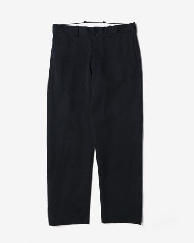 YAECA (MEN) / WIDE STRAIGHT - Corduroy Pants / NAVY