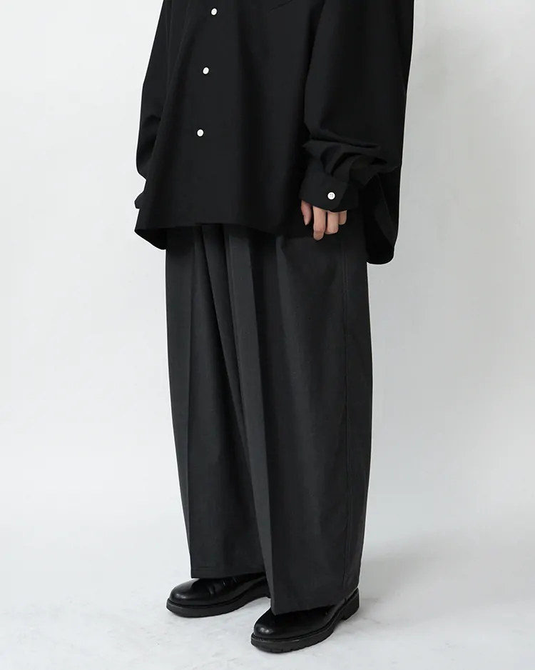 circular pants / ANTHRACITE | Sillage(シアージ) | BOTTOMS circular pants / ANTHRACITE | Sillage(シアージ) | BOTTOMS