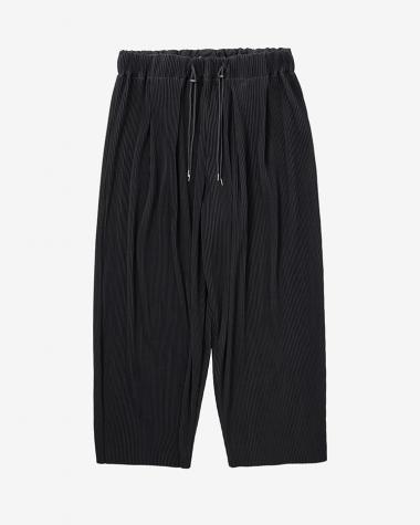 Sillage / circular pants pleats / ANTHRACITE