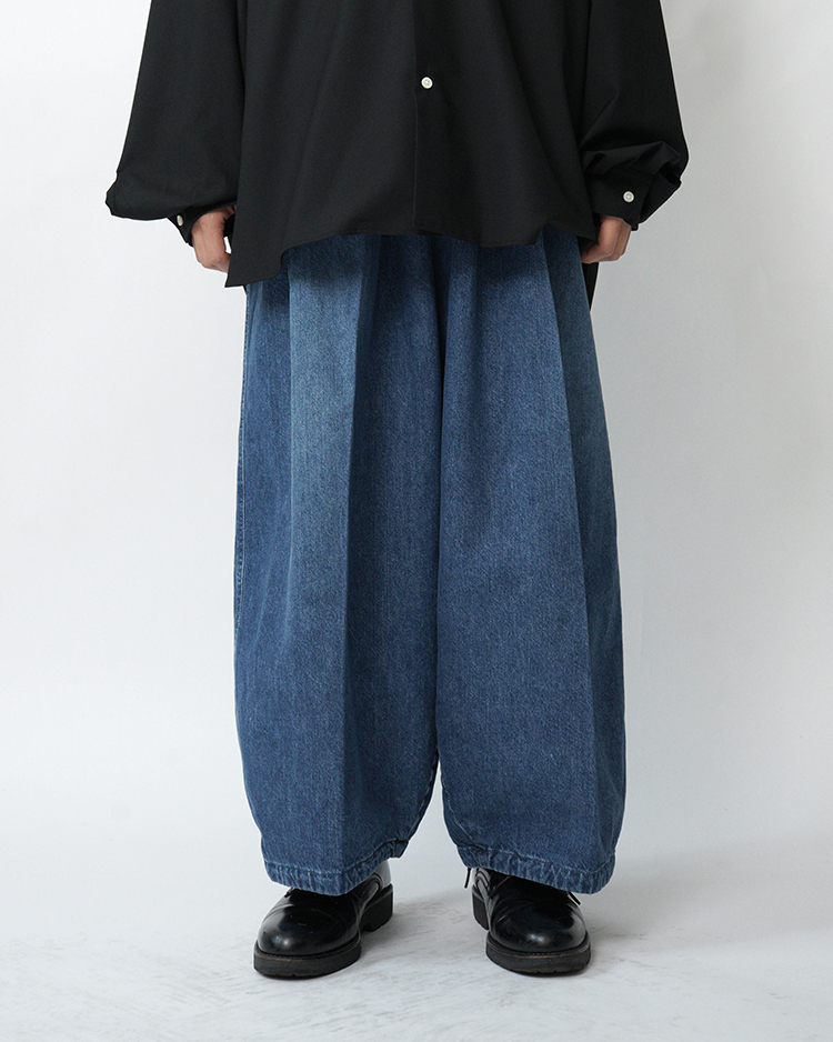 Sillage / circular pants denim damaged