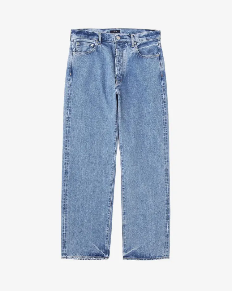 YLÈVE (MEN) / 13.5oz DENIM STRAIGHT / BLUE