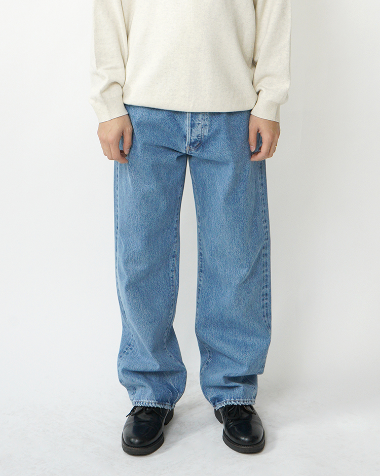 YLÈVE(MEN) / 13.5oz DENIM STRAIGHT / BLUE
