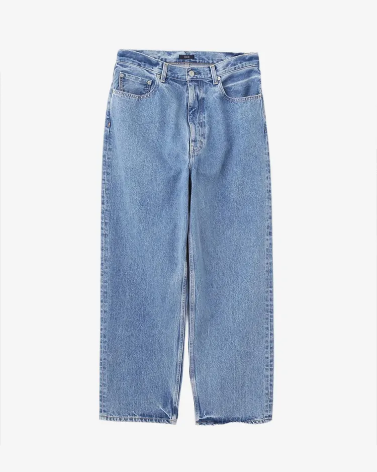 YLÈVE (MEN) / 13.5oz DENIM BAGGY / BLUE
