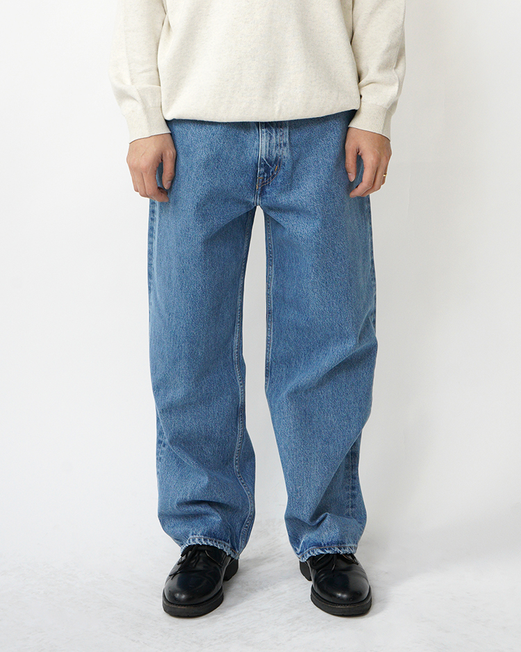 YLÈVE(MEN) / 13.5oz DENIM BAGGY / BLUE