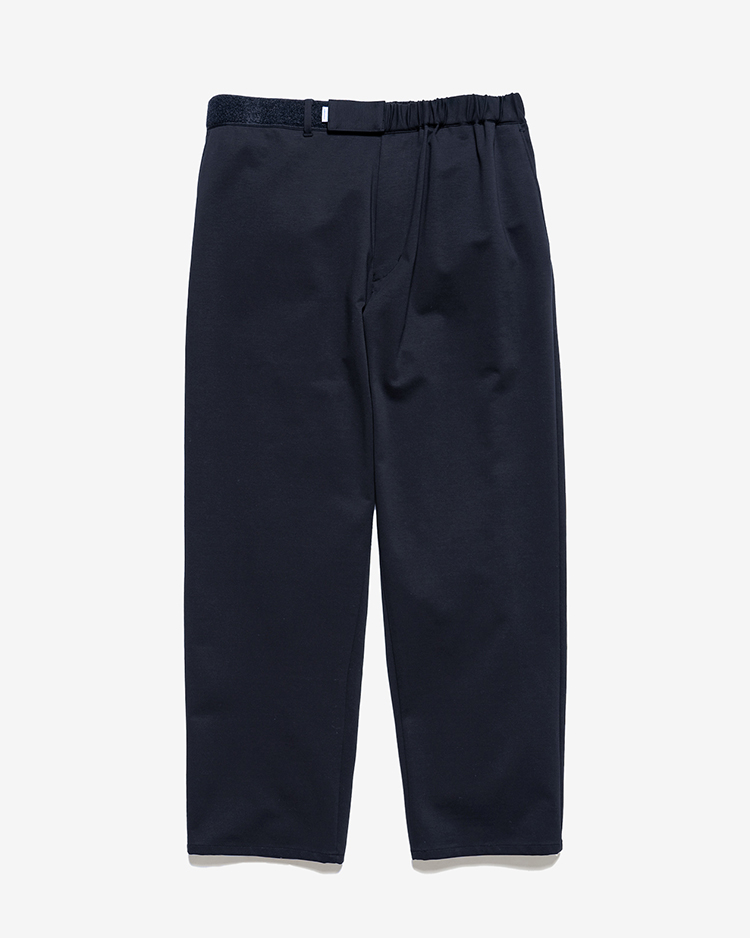 Graphpaper (MEN) / Compact Ponte Wide Tapered Chef Pants / NAVY