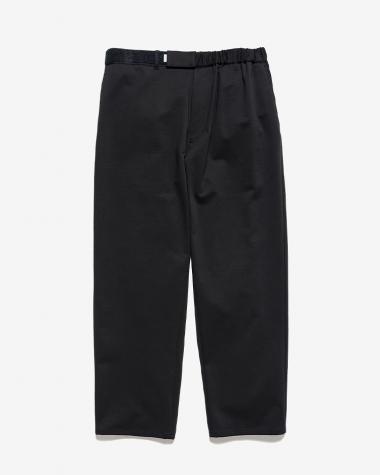  / Compact Ponte Wide Tapered Chef Pants / BLACK
