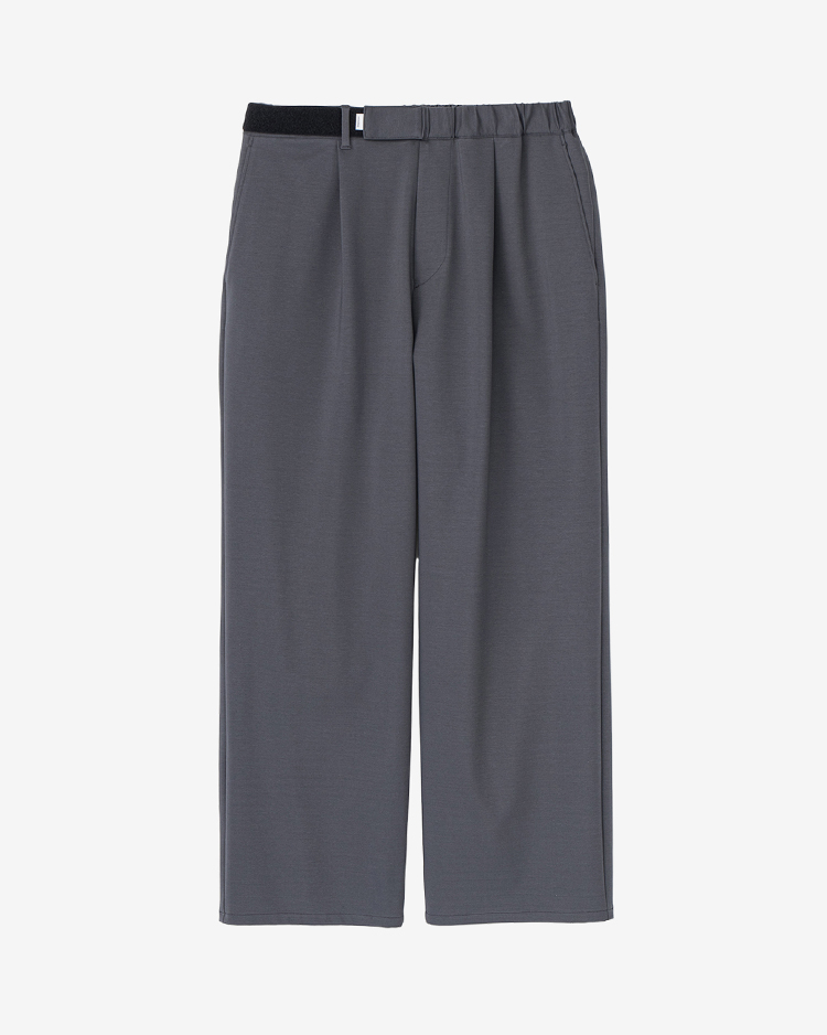 Graphpaper (MEN) / Compact Ponte Wide Chef Pants / C.GRAY