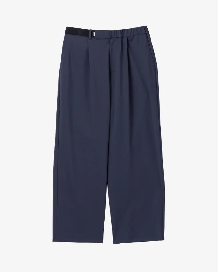 Graphpaper (MEN) / Compact Ponte Wide Chef Pants / NAVY