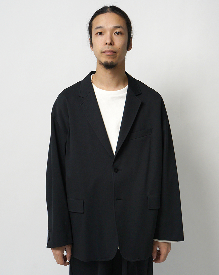 Graphpaper (MEN) / Compact Ponte Jacket / BLACK
