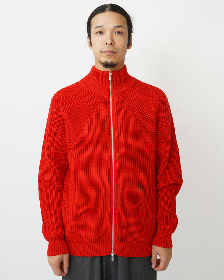 BATONER (MEN) / SIGNATURE DRIVES KNIT / VERMILION
