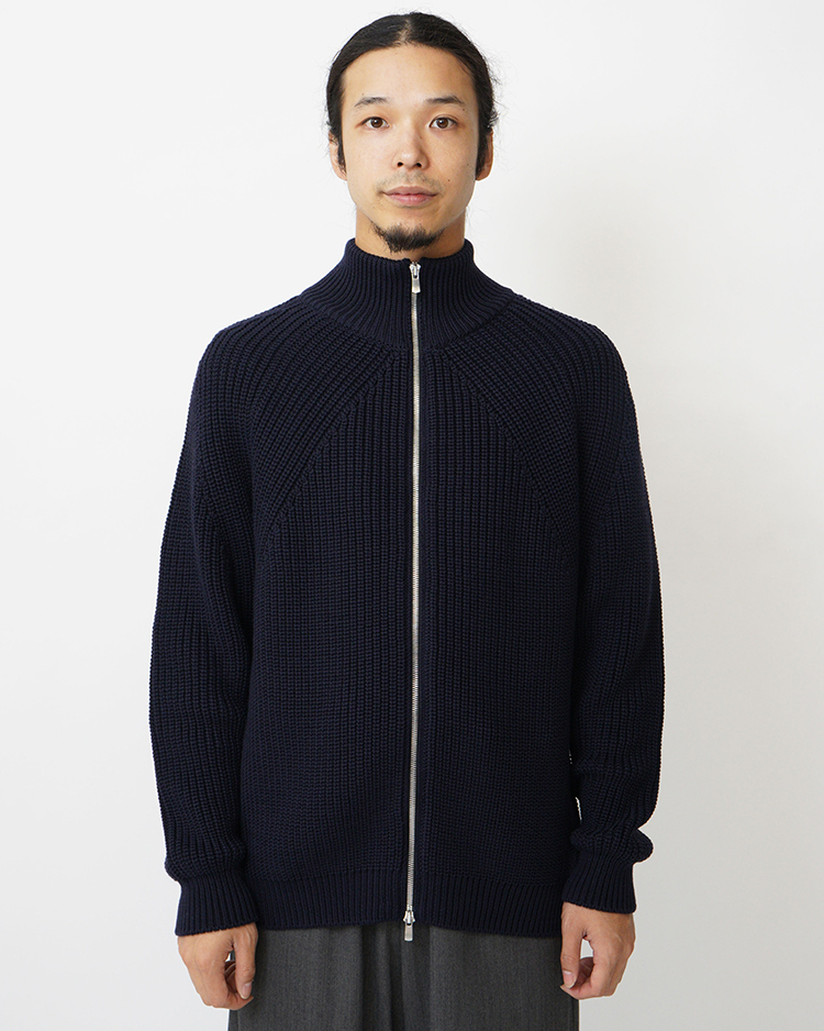BATONER (MEN) / SIGNATURE DRIVES KNIT / NAVY
