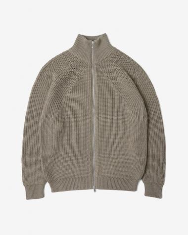 BATONER (MEN) / SIGNATURE DRIVES KNIT / MELANGE BROWN