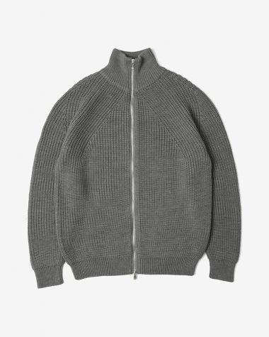 BATONER (MEN) / SIGNATURE DRIVES KNIT / MELANGE GRAY