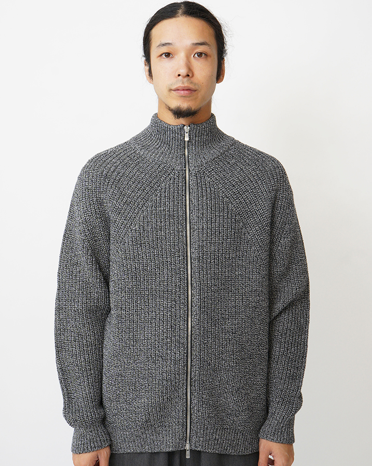 BATONER (MEN) / SIGNATURE DRIVES KNIT / IVORY × BLACK