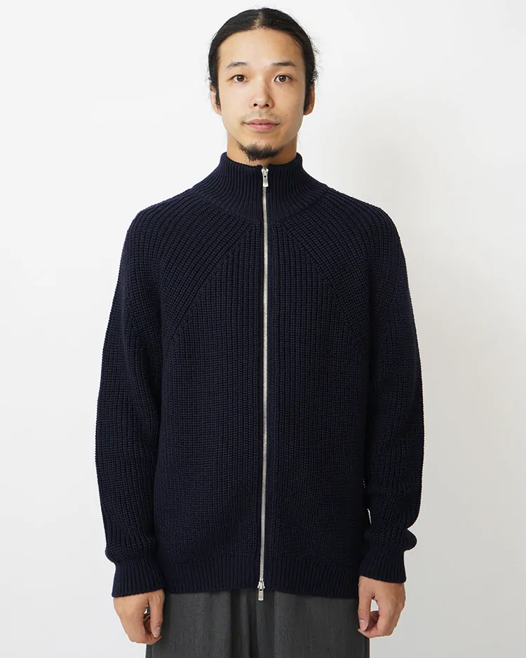 BATONER (MEN) / SIGNATURE DRIVES KNIT / NAVY
