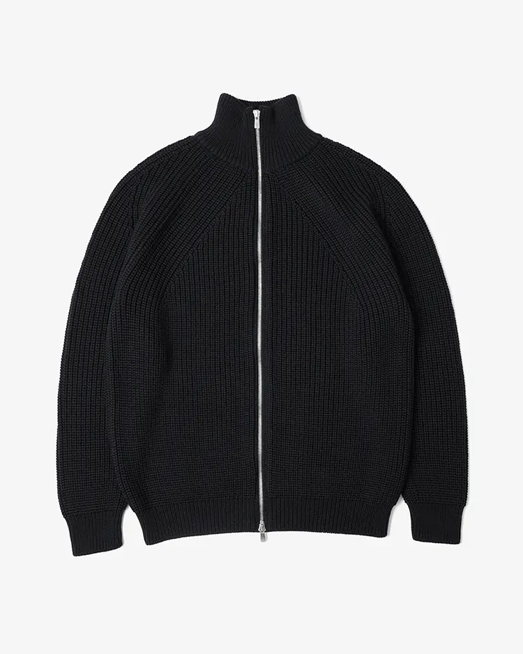 BATONER (MEN) / SIGNATURE DRIVERS KNIT / BLACK