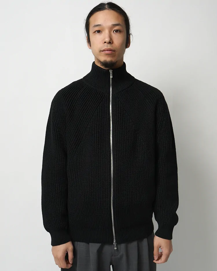 BATONER (MEN) / SIGNATURE DRIVERS KNIT / BLACK