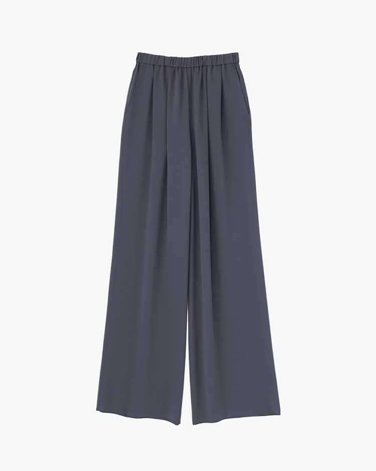 Graphpaper (WOMEN) / Satin Easy Wide Pants / C.GRAY