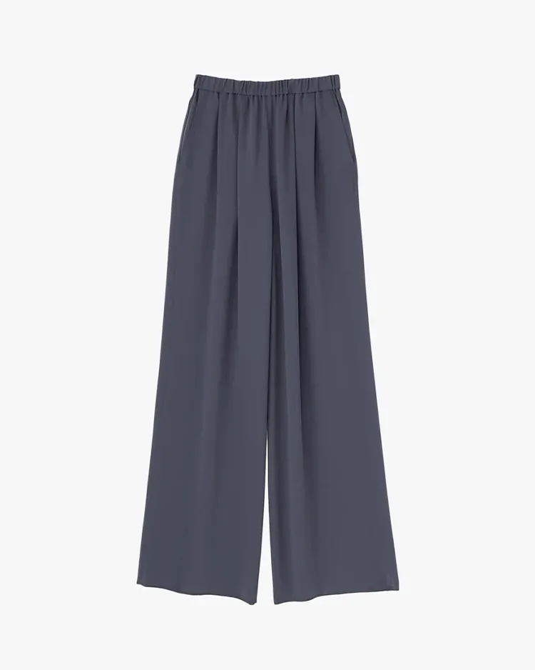 Graphpaper (WOMEN) / Satin Easy Wide Pants / C.GRAY
