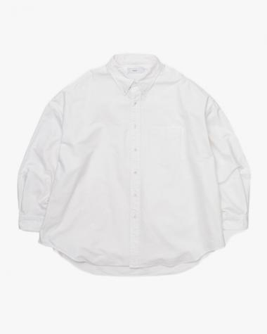  / Oxford L/S Oversized B.D Shirt / WHITE