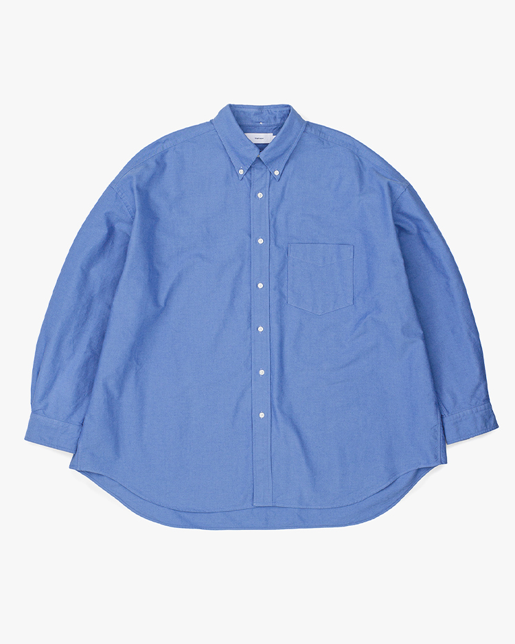 Graphpaper (MEN) / Oxford L/S Oversized B.D Shirt / SAX