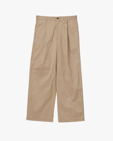  / Westpoint Chino Wide Straight Trousers / BEIGE